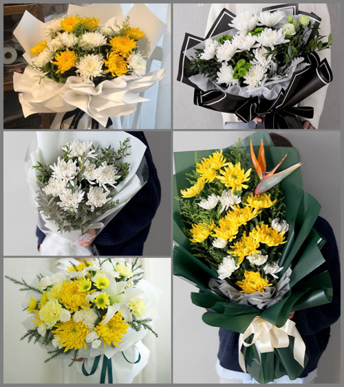 贵州铜仁市思南县东华乡紫黄沟村白事花束代送